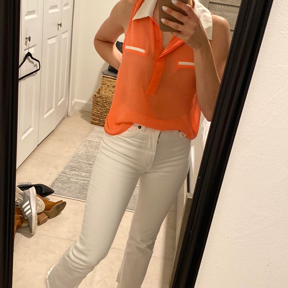 Cute sleeveless blouse